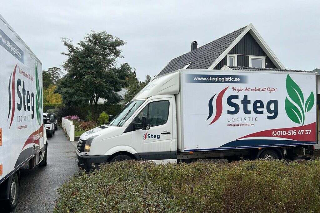 checklista flytta till hus med Steg Logistic