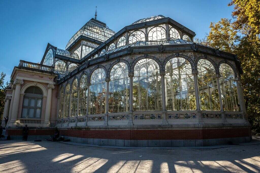 Kristallpalatset i Madrid, Spanien.